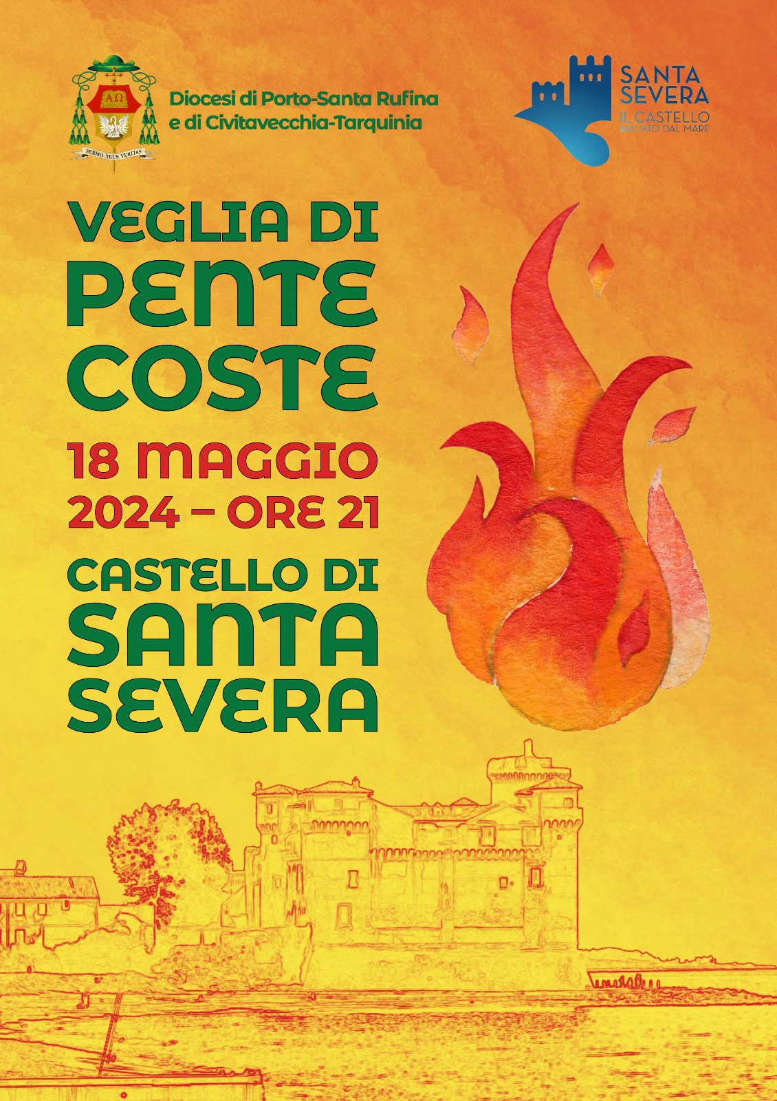Veglia-Pentecoste-2024 Veglia Pentecoste - Castello Santa Severa
