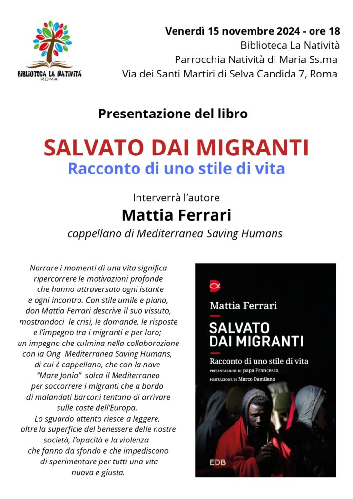 incontro-mattia-ferrari_page-0001-724x1024 Biblioteca - Presentazione del libro "Salvato dai Migranti"